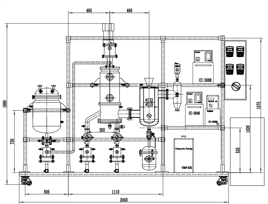 Fish Oil Molecular Distillation Equipment