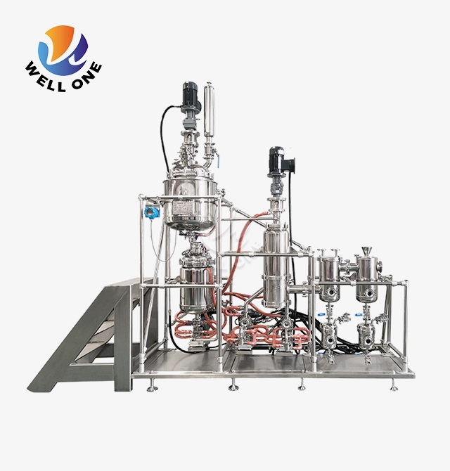 Ensemble de distillation à court trajet